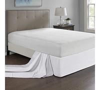 Madison Park Falda de Cama de Ajuste Simple, 6 Pulgadas de Ancho x 236 Pulgadas de Largo + 26 Pulgadas de Profundidad, Blanco