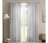 Madison Park Irina - Panel para Ventana, 50 x 84 cm, Color Gris