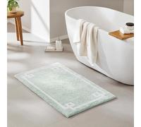 Madison Park JLA Home Inc Evan algodón Tejido Alfombra Color Verde 20 x 30