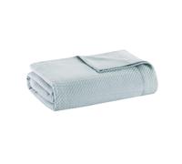 Madison Park Manta Suave certificada 100% algodón Egipcio, Transpirable, acogedora, de Punto gofre, diseño clásico de Lujo para Todas Las Estaciones, Funda Ligera para Cama, sofá y sofá, tamaño