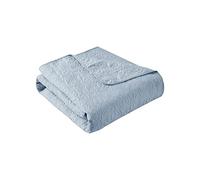 Madison Park Quebeca - Manta Acolchada de Gran tamaño, Color Azul, 152,4 x 177,8 cm