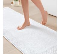 Madison Park Splendor - Alfombra de baño Reversible 100% algodón, 3000 g/m², Calidad de Hotel, Lujosa Alfombra de Pelo Medio, Absorbente, Secado rápido, decoración de Ducha, 24 x 72 Pulgadas, Color