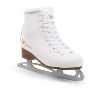 Madivo SMJ Exclusive Patines de Hielo para Mujer, Patinaje artístico, clásicos, Color Blanco, Tallas 36, 37, 38, 39, 40, 41 (39)