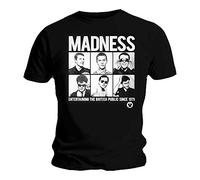 Madness Camiseta - para Hombre Negro Negro Large