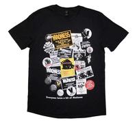 Madness - Camiseta Pósters y Pegatinas para Adultos Unisex (L) (Negro)