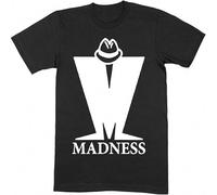Madness 'M' Mens T Shirt Madness tee Black M