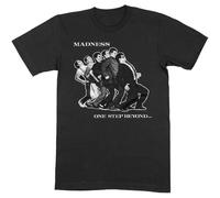 Madness T Shirt One Step Beyond Band Logo Nuevo Oficial De Los Hombres Negro Size L