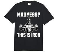Madness This Is Iron Espartano Fitness Fuerza Gym Pesas Comfort Colors Adult Heavyweight T-Shirt