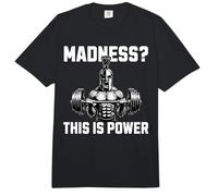 Madness This Is Power Espartano Gym Fuerza Extrema Comfort Colors Adult Heavyweight T-Shirt
