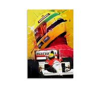 MADOMMED Ayrton Senna Legend Póster Pintura Decorativa Lienzo Arte de Pared Salón Póster Dormitorio Pintura, Arte de Pared Impresión de Imagen Moderna Decoración de Habitación Familiar 08 x 12
