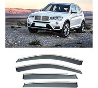 MadongJ Coche Deflectores de Viento para BMW X3 F25 2011-2017, Deflectores de Aire de Ventanilla Deflectores de Viento Adhesivos Deflector
