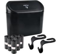 MadongJ Papelera para Coche para Nissan Qashqai 2006-2023 2024 2025, Mini Cubo de Basura del Vehículo con Tapa, para residuos y Objetos pequeños