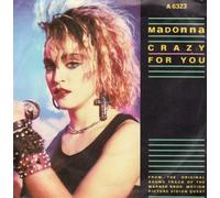 MADONNA - CRAZY FOR YOU 7 INCH (7" VINYL 45) UK GEFFEN 1985