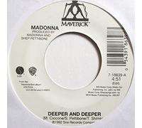 MADONNA - deeper and deeper / instro 45 rpm single