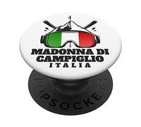 Madonna Di Campiglio Italia - Estación de esquí retro PopSockets PopGrip Intercambiable