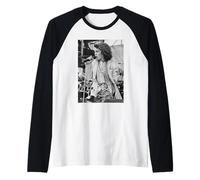 Madonna en Live Aid Dual Concert Filadelfia 1985 Camiseta Manga Raglan