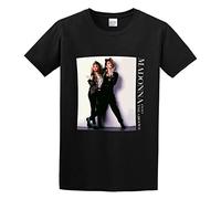Madonna Into The Groove - Camiseta 100% algodón para hombre, Negro, XL