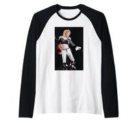 Madonna Live Blond Ambition World Tour Corsé Rosa 1990 Camiseta Manga Raglan