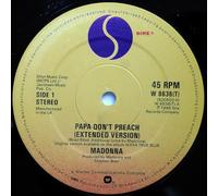 Madonna - MADONNA Papa Don't Preach English 12" 1986