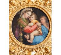 Madonna of the Chair Florence Italy: 8.5 x 11 100 lined pages in softcover notebook