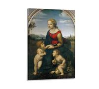 Madonna with Child And The Young Saint John-Raphael Art Poster Canvas Painting Decor Wall Print Photo Home Modern Decorative Poste