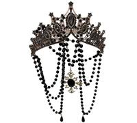 Madonnas - Diademas de ángel y diosas hechas a mano con cadena de cuentas para fiestas temáticas y actuaciones