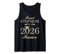 Madrastra Orgullosa de una graduación de Graduado Senior 2026 Camiseta sin Mangas