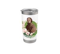 Madre Cabrini St Frances Xavier Cabrini Santo Católico Vaso térmico de acero inoxidable de doble pared
