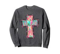 Madre corazón cruz hermosas palabras inspiradoras Sudadera