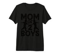 Madre De Dos Niños Día De La Madre Madre E Hijo Madre Cita Camiseta Premium