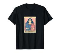 Madre de gatos arte gato tarot tarjeta ilustración Camiseta