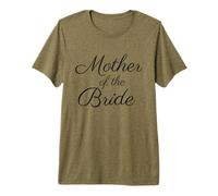 Madre de la Novia, Boda & Madre Nupcial, Black Script Font Camiseta Premium