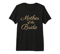 Madre de la Novia, Boda & Madre Nupcial, Fuente Tan Script Camiseta Premium