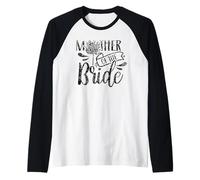 Madre de la Novia Despedida de Soltera Linda Fiesta Boda mamá Camiseta Manga Raglan