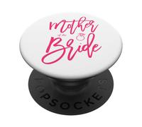 Madre de la Novia Script Boda PopSockets PopGrip Adhesivo