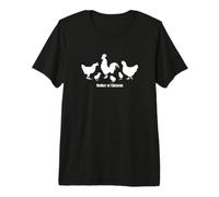 Madre de Pollos, Granja, Gallo, pájaros, Animales Camiseta Premium
