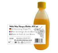 Madre de Vinagre de Vino Blanco 100 ml - Cultivo Natural de Fermentación - Vinagre Casero - Hasta 50 L