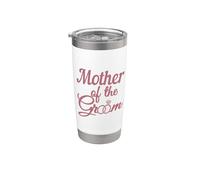 Madre del novio, boda, fiesta de despedida de soltera, a juego Vaso térmico de acero inoxidable de doble pared