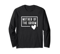 Madre del Novio Corazón Mamá Boda Despedida de Soltera Manga Larga