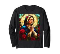 Madre Divina, Virgen María, Madre María, Virgen Santa. Manga Larga