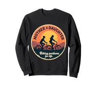 Madre e hija Ciclismo Partners For Life Bike Mom Mama Sudadera