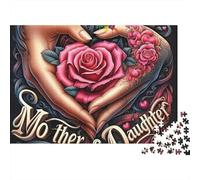 Madre Hija Arte Rompecabezas De 1000 Piezas Cartón Grueso para Niños, Relajación Mental, Diversión En Descanso De Oficina, Más Vendido para Familias 70x50cm/1000pcs