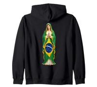 Madre María Católica Brasileña - Ave María Brasil Sudadera con Capucha