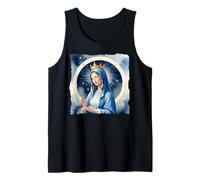 Madre María Reina del Universo Madre de Jesús Arte Católico Camiseta sin Mangas