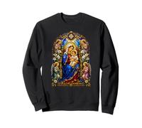 Madre María Y Niño Catedral Gótica Icono Arte Oración Sudadera