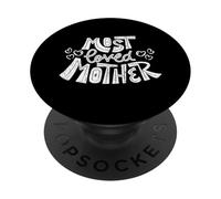 Madre más querida - Día de la Madre Divertido PopSockets PopGrip Adhesivo
