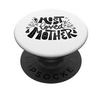 Madre más querida - Día de la Madre Divertido PopSockets PopGrip Adhesivo
