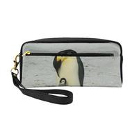 Madre pingüino y bebé pingüino, Bolsa de Maquillaje Bolsa de cosméticos Bolsa de Aseo de Viaje portátil Estuche de Cuero para Mujeres y niñas