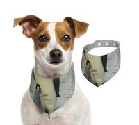 Madre pingüino y bebé pingüino,Pañuelos de algodón para Perros, Bufandas Ajustables para Mascotas,M
