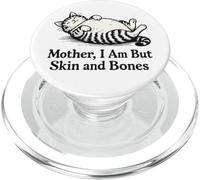 Madre, Soy Pero Piel y Huesos, Gato Gracioso Vintage Gato Humor PopSockets PopGrip para MagSafe